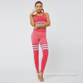 Ropa de entrenamiento Sujetador deportivo sin costuras Leggings de yoga Conjunto de 2 piezas Conjunto de yoga sin costuras Ropa deportiva Ropa de gimnasio